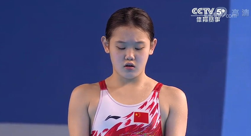 中国跳水梦之队夺首金迎开门红!两位14岁天才少女无悬念夺冠