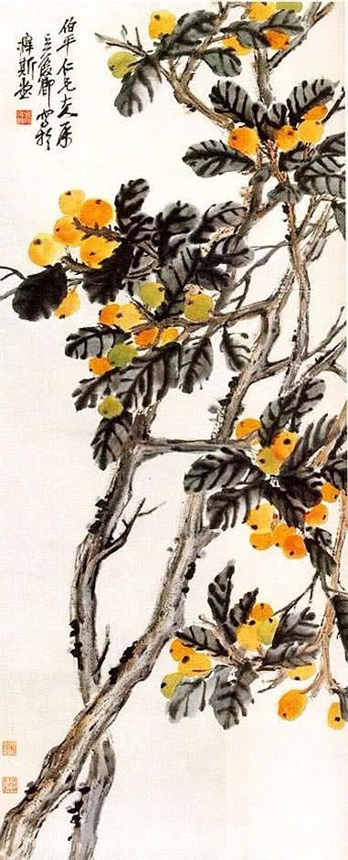 甜润淳厚名家写意枇杷