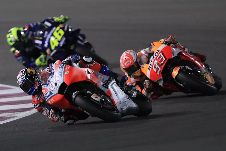 motogp卡塔尔站-多维险胜马奎斯夺冠 罗西第三