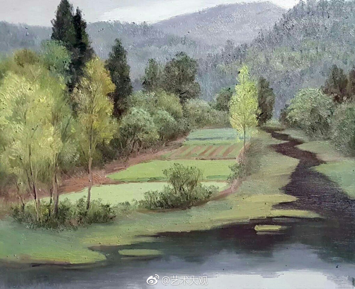 风景写生油画 | 罗靖作品专辑|罗靖|写生|油画_新浪新闻