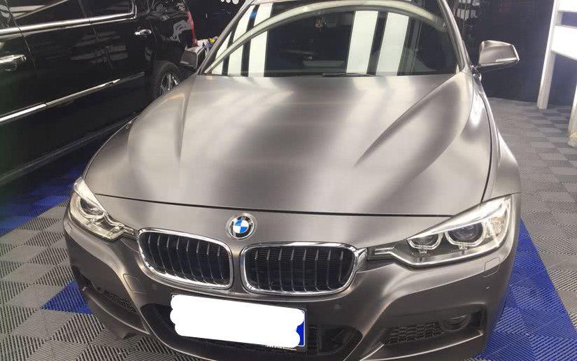 京车汇宝马陶瓷深邃灰改色效果欣赏,更专业的施工,引领时尚潮流