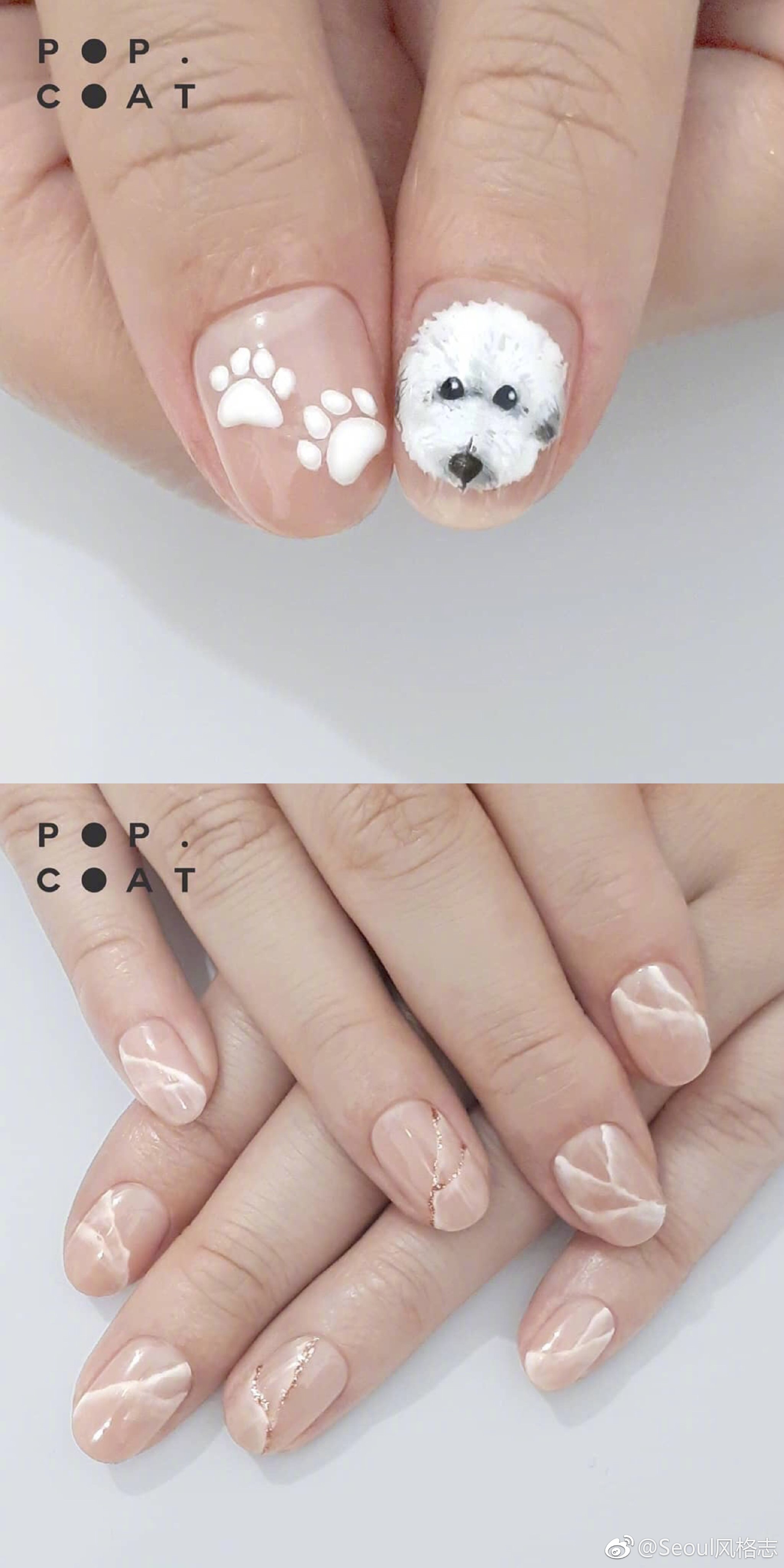 俏皮可爱的卡通美甲,满满的都是童年回忆.