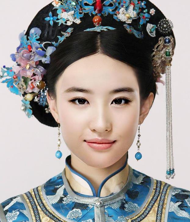 刘亦菲清宫剧造型曝光,秒杀众女星,难怪一直不演清宫戏!