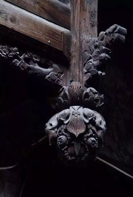 即将丢失的中国古建筑垂花柱