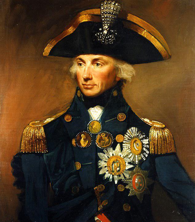 英国海军上将霍雷肖尼尔森可能死于纳尔逊的钻石诅咒