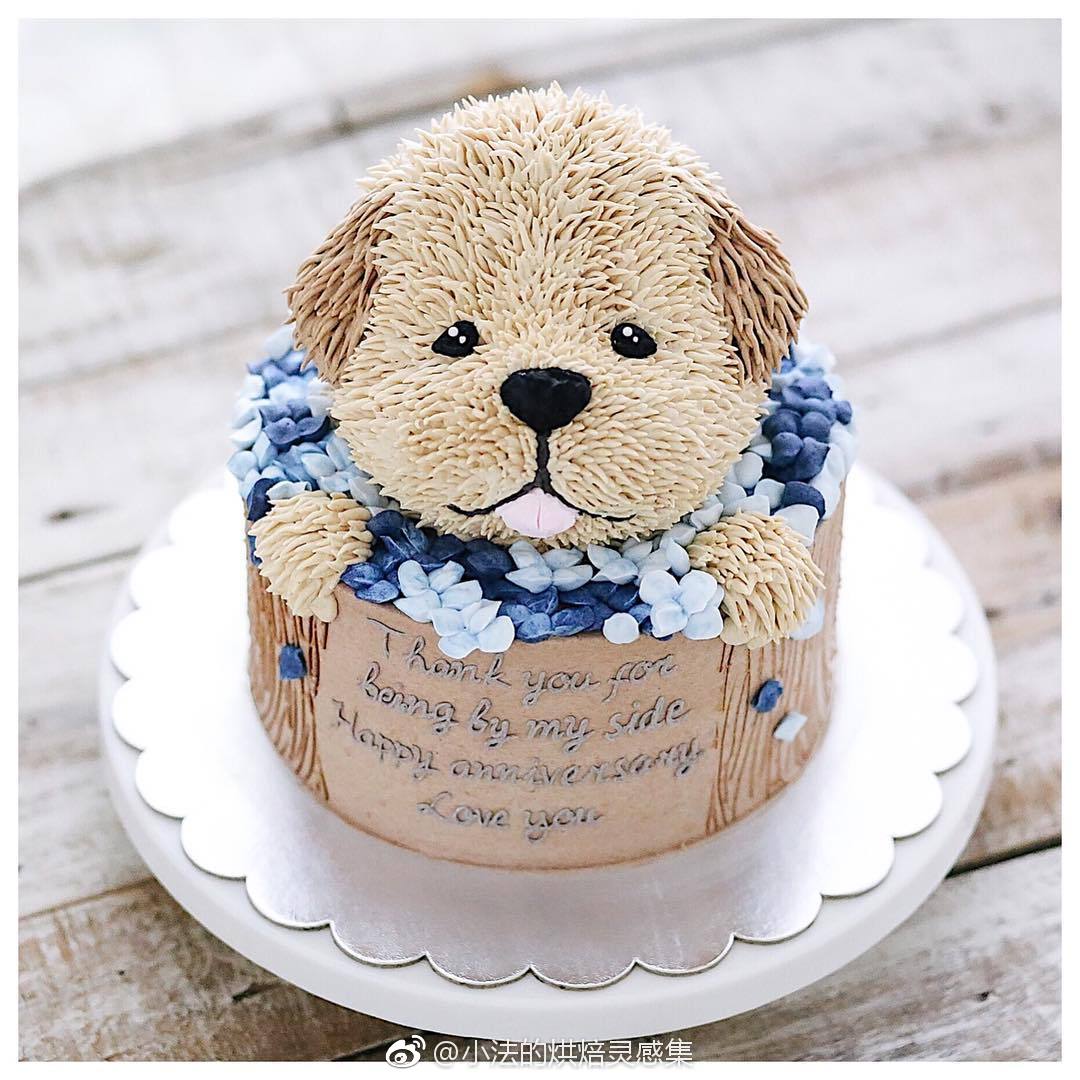 要不要挑战下立体小动物蛋糕呢~来自ivenoven(4)动物毛发教程参考