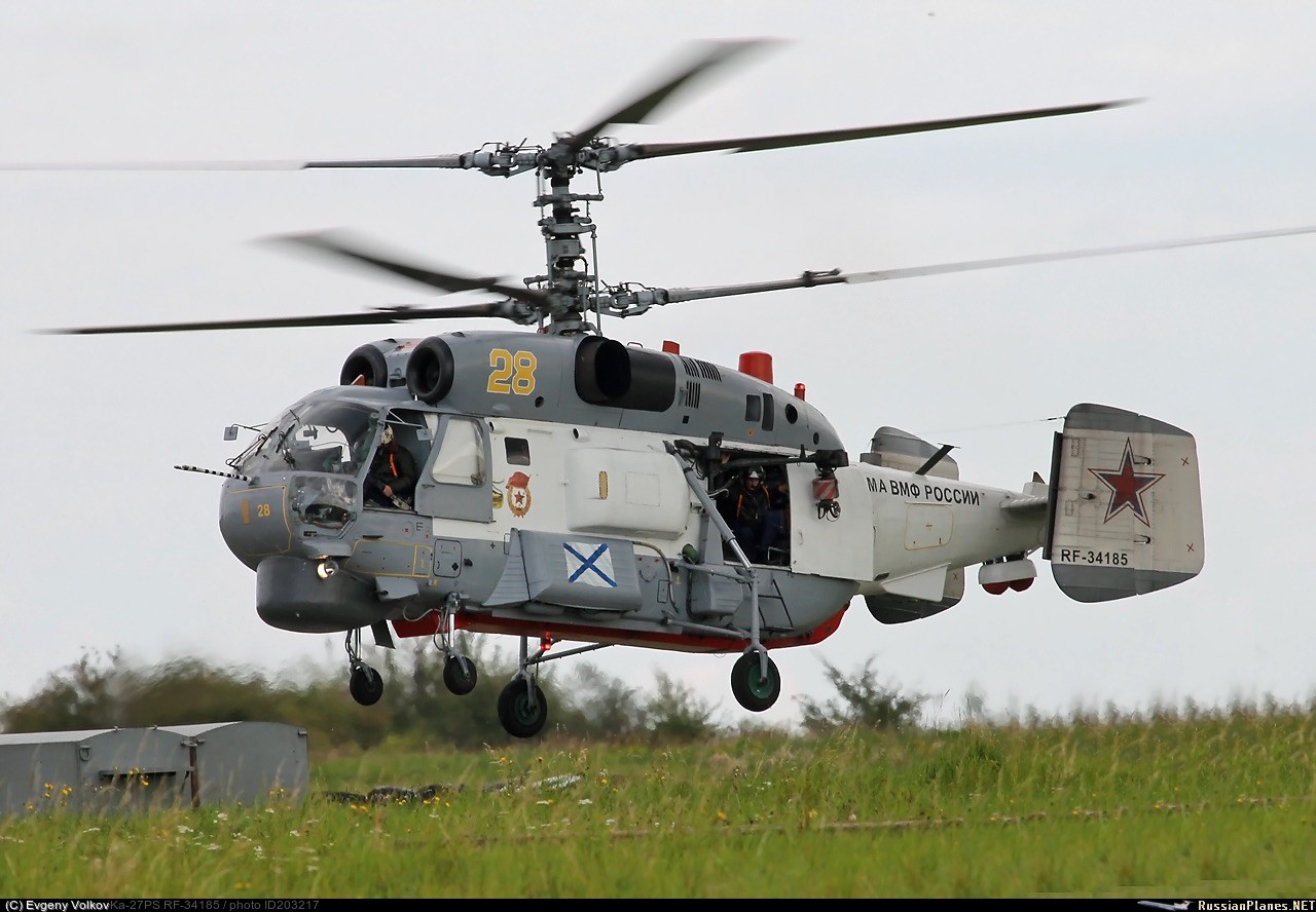 苏联俄罗斯的卡27卡29卡32等绰号蜗牛的舰载直升机