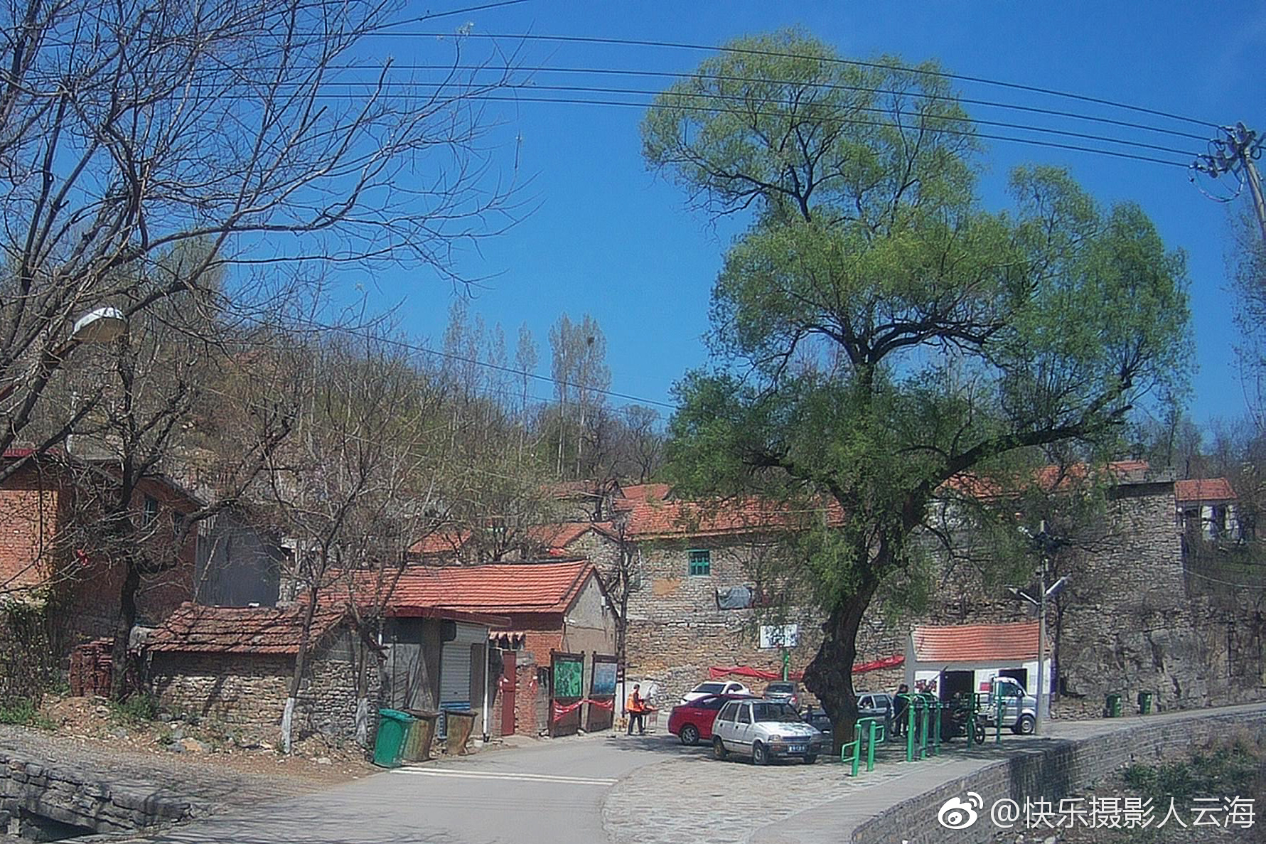 潍坊,青州王坟镇,山区景色.