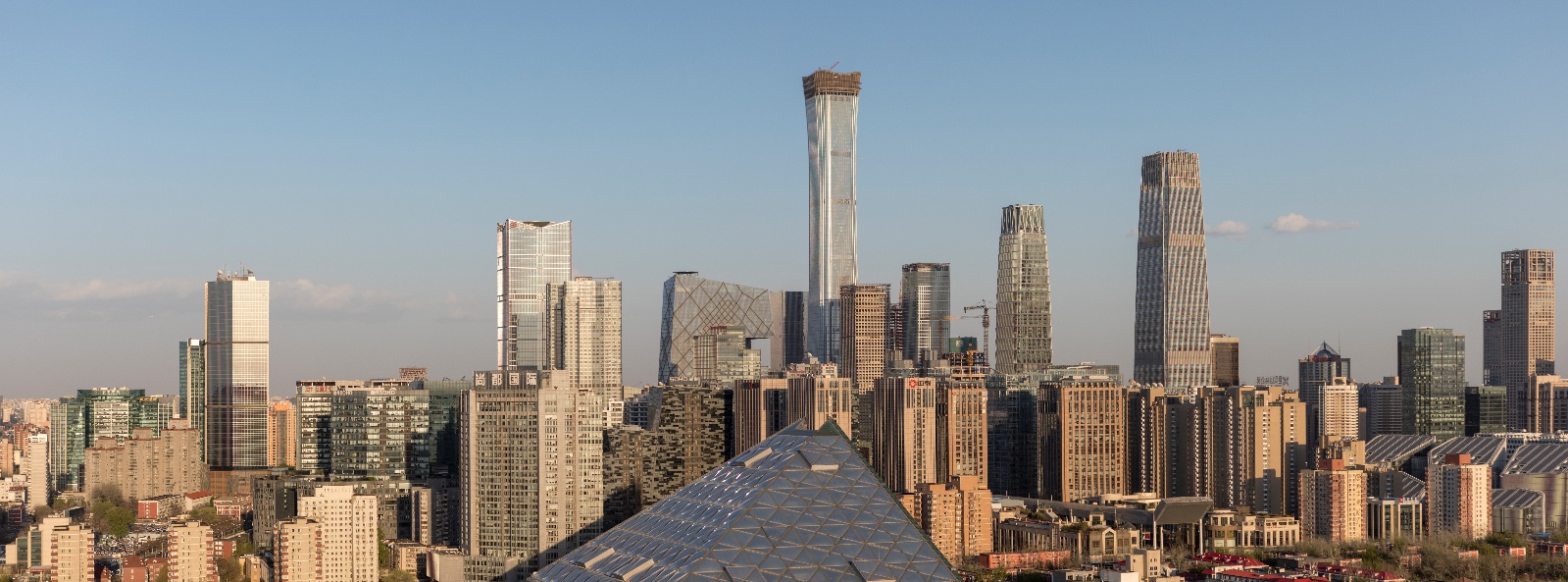 中国北京金融中心美景