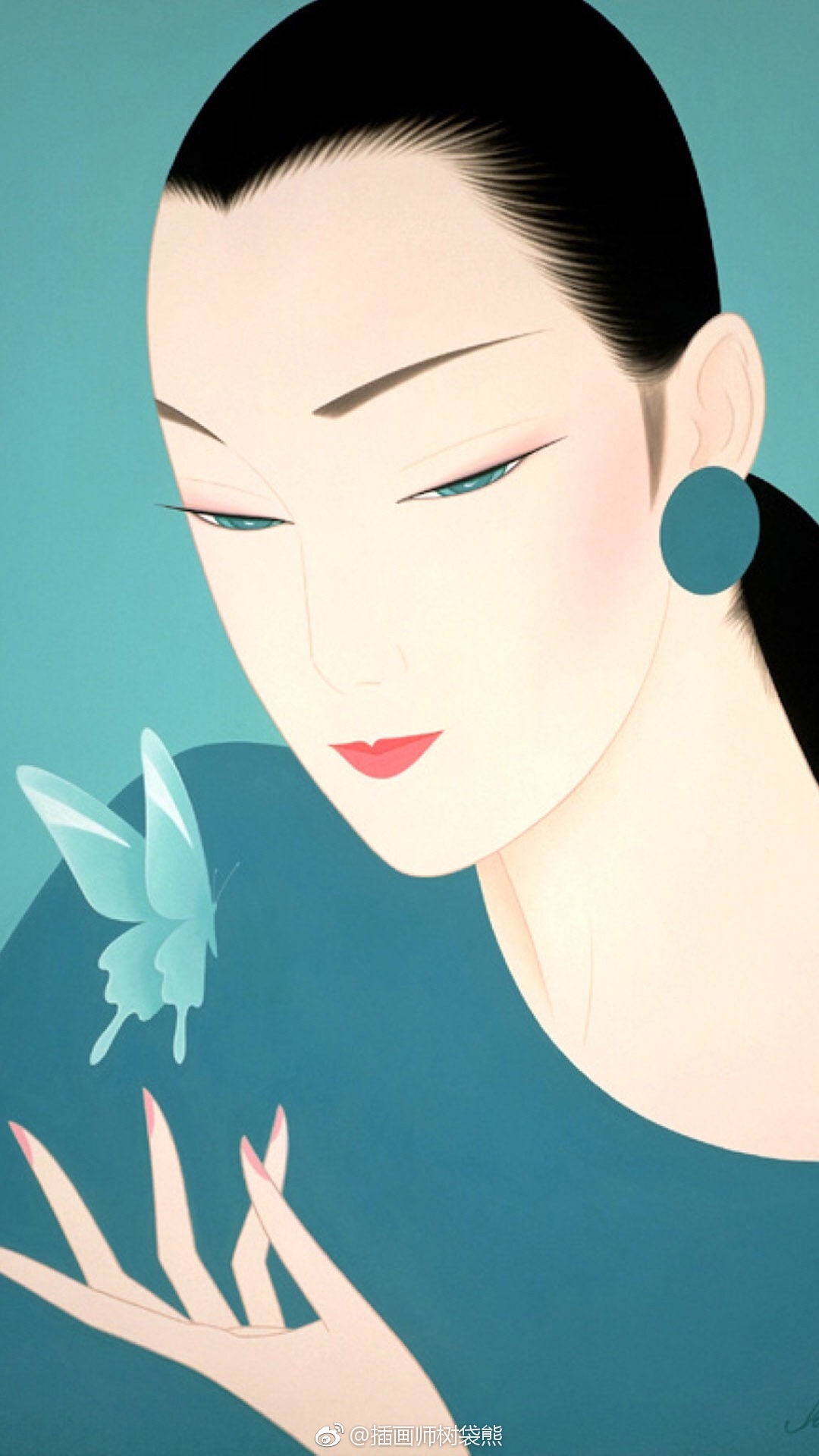 日本版画家鹤田一郎 Ichiro Tsuruta 美人绘版画作品他笔下的美人 日本版画家鹤田一郎 Ichiro Tsuruta 美人绘版画作品他笔下的美人