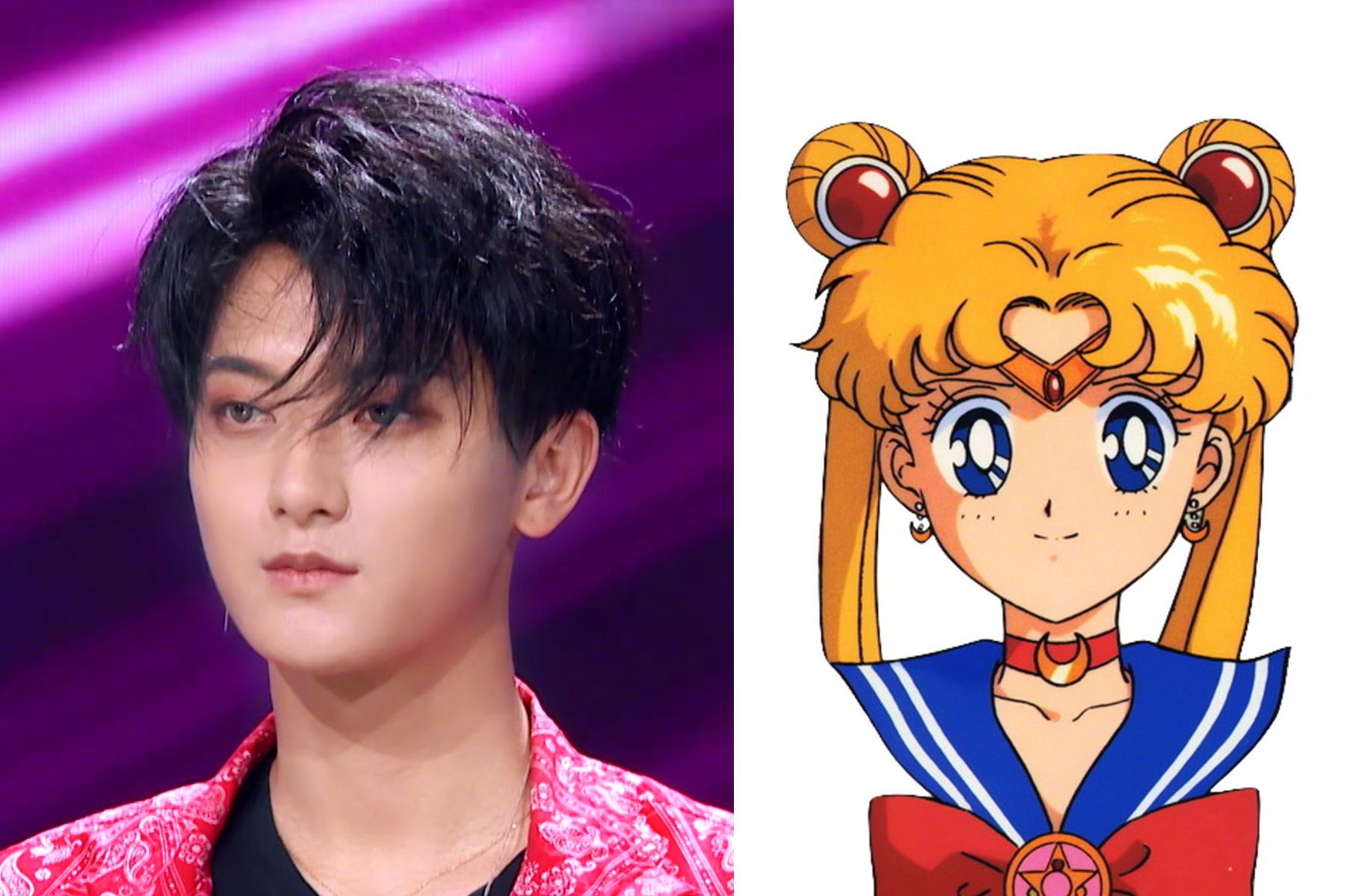 黄子韬一个hold住水冰月刘海的男子~《创造101》里韬韬造型好看程度也