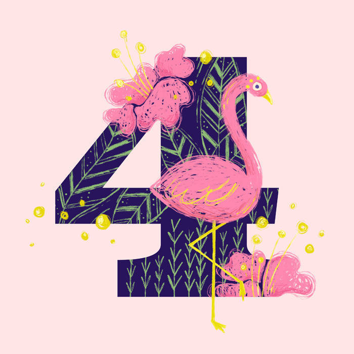 123456789数字插画西班牙插画师mariatriquell