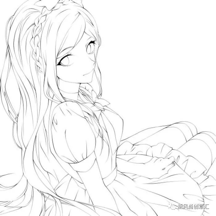 【动漫教程】初学者手部绘画教程,动漫线稿。