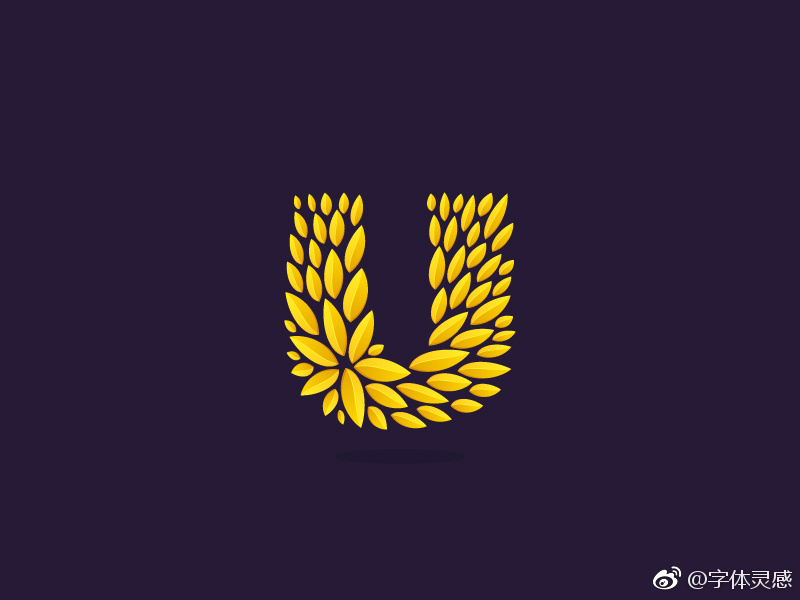 u字母logo设计