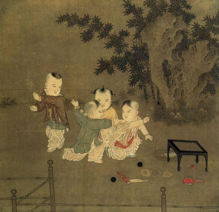 古画中的童趣好欢乐