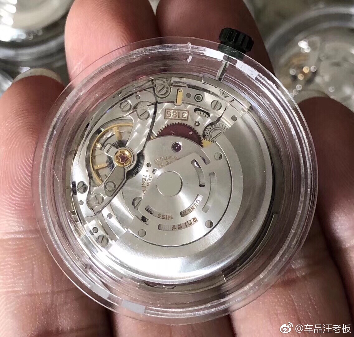 别人那里看到的,劳力士3186机芯,用在格林尼治gmt表上的