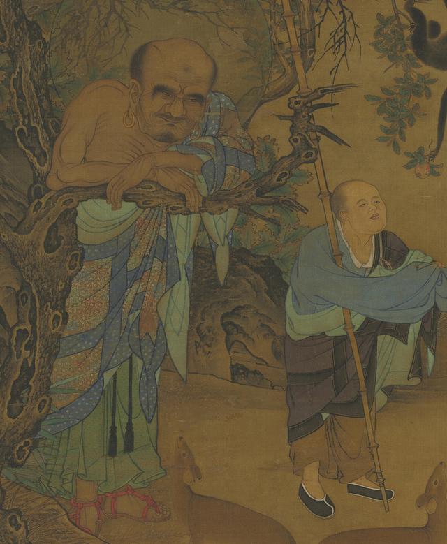 宋,刘松年《画罗汉》欣赏|台北故宫博物院藏