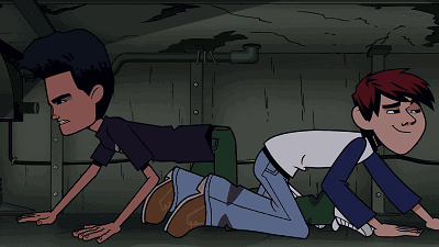 了打字机上一个字母e,奇怪的是,墙上突然对应出现了一块凸出来的砖,但