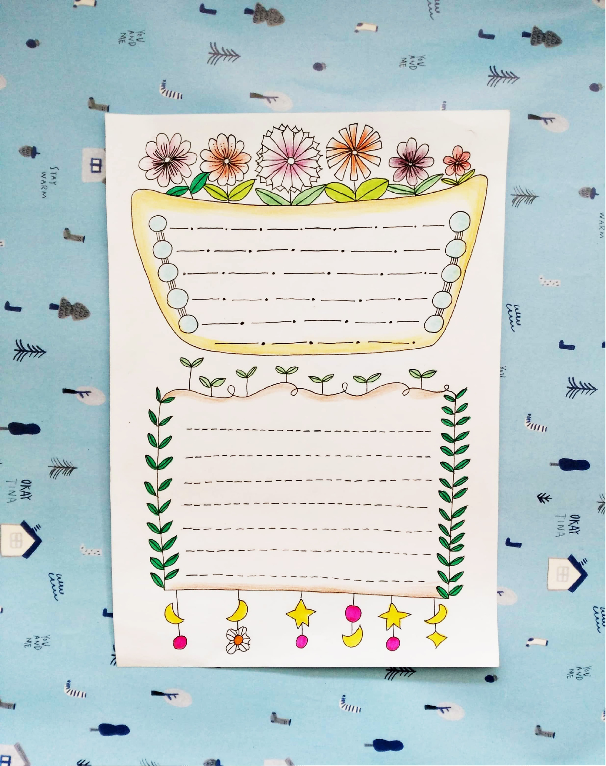 手帐手抄报排版.绘者:@铃铛子手账