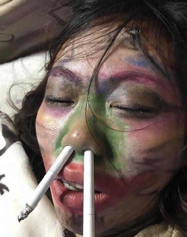 一网友老婆经常喝醉酒,有一天他终于忍不住了,于是