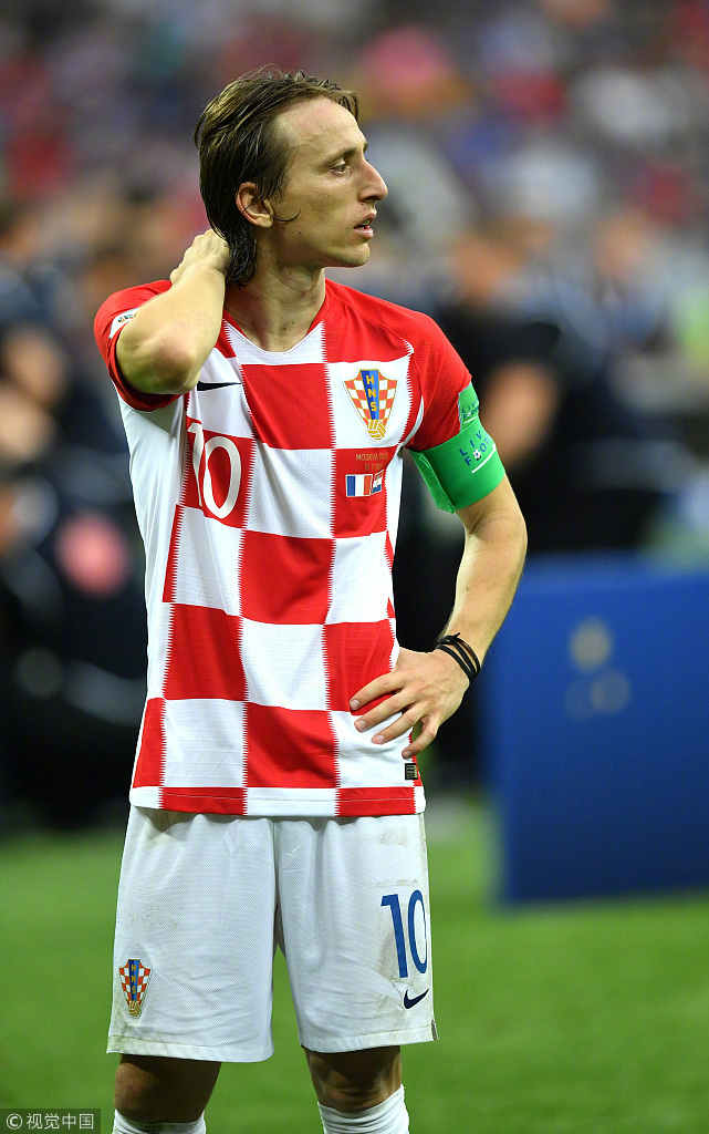 克罗地亚队长莫德里奇荣获金球奖