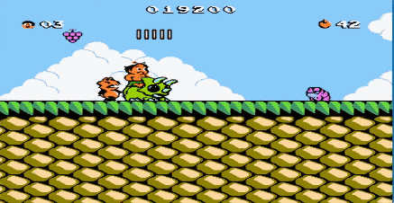 经典红白机游戏《冒险岛3》全坐骑赏析,皮皮龙我们走