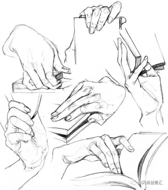 【动漫教程】初学者手部绘画教程,动漫线稿。