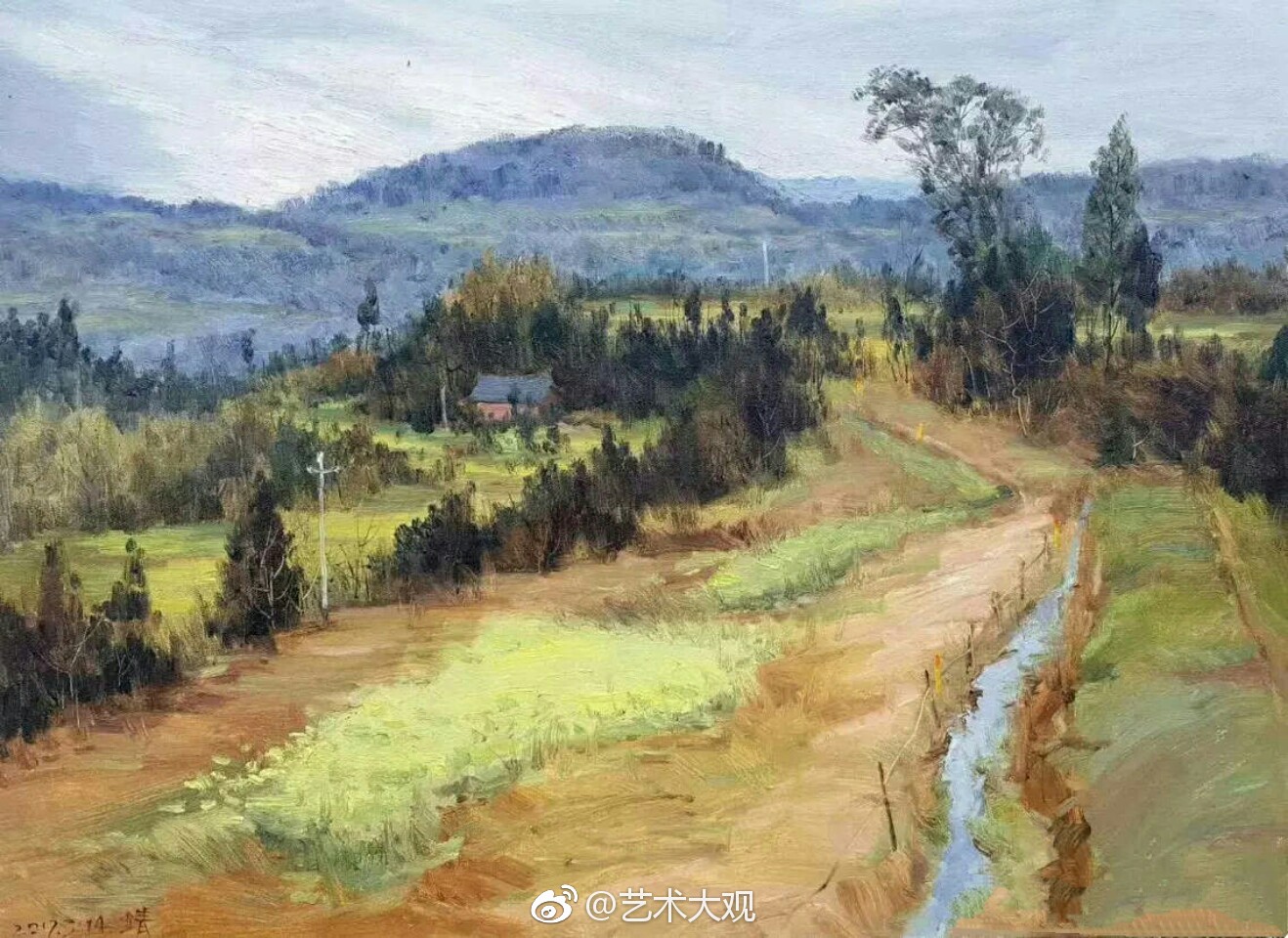 风景写生油画 | 罗靖作品专辑_新浪新闻