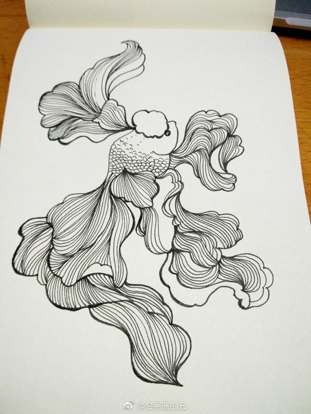 最近线条画的比较多整理一下作者