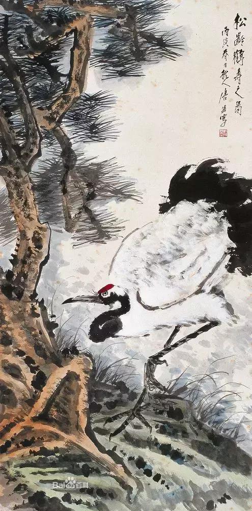 国画清赏唐云花鸟画作