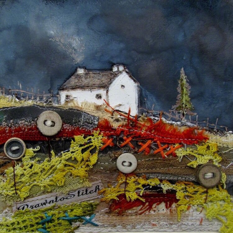 拼贴布面艺术 by louise ohara