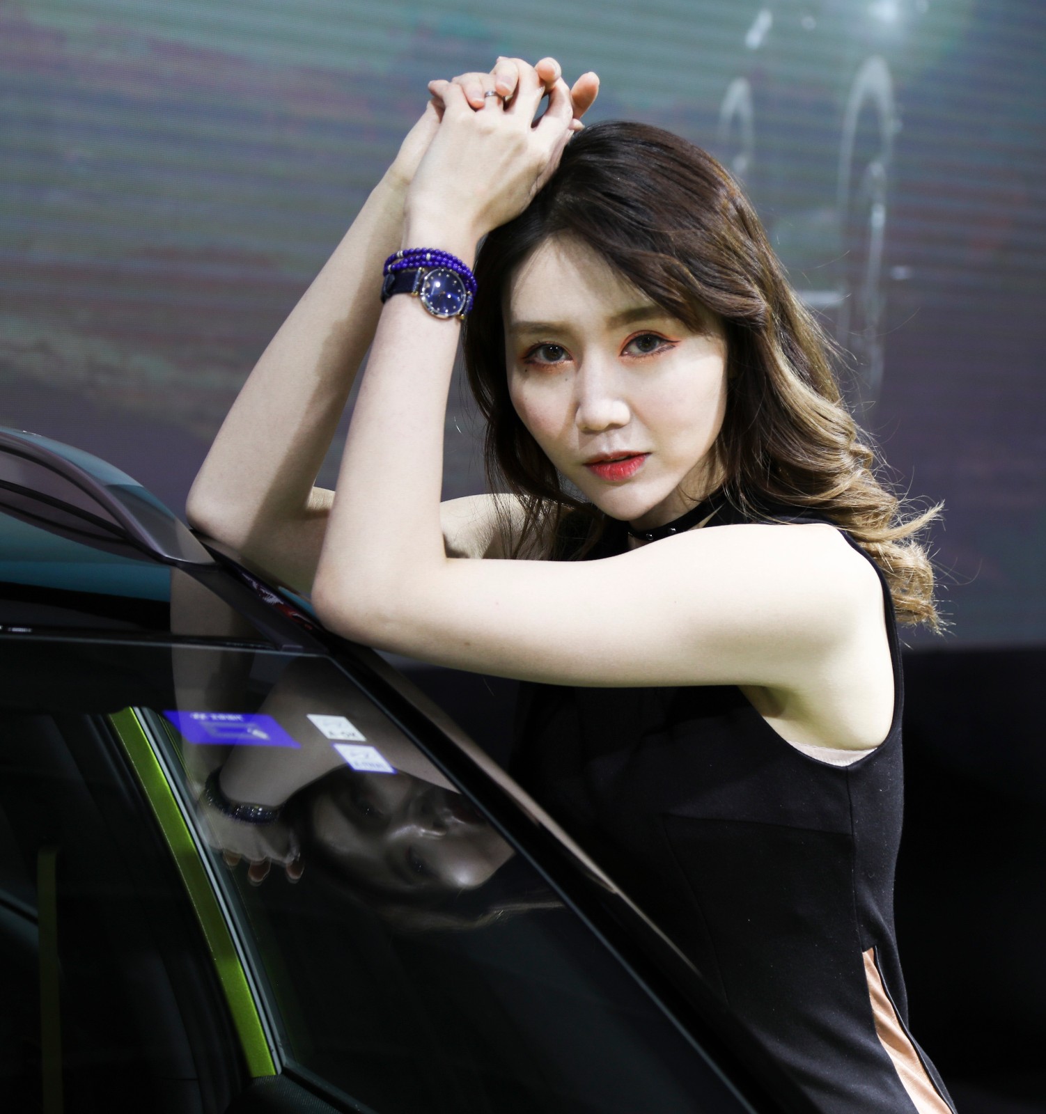 车展,美女,表情妹 沈阳清明节不只有去扫墓|表情|车模|车友_新浪新闻