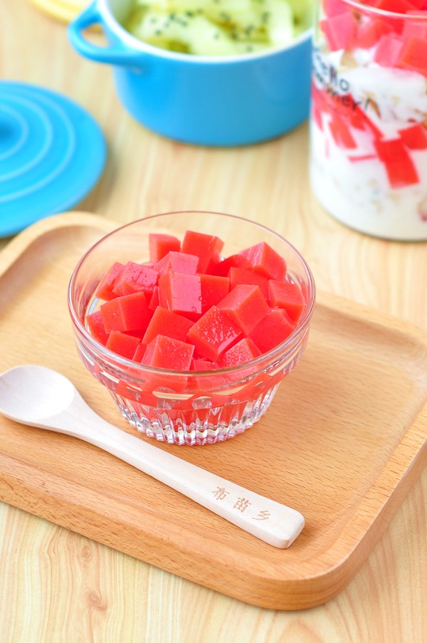 香甜又美味的下午茶|西瓜布丁酸奶杯