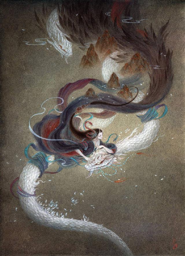中国百鬼插画师杉泽！浪漫的天花乱坠 美的无与伦比！|百鬼|插画师|鸟_新浪新闻