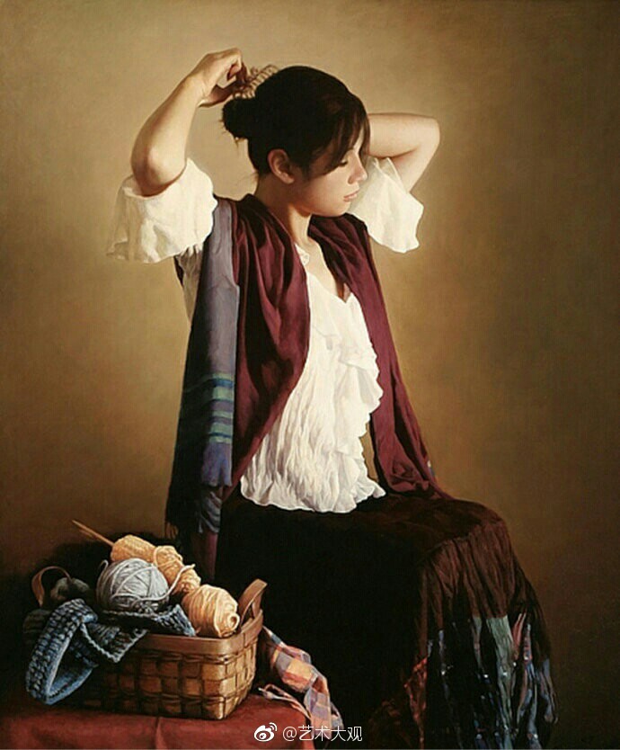 美籍华裔油画家ben.jamin.wu人物作品