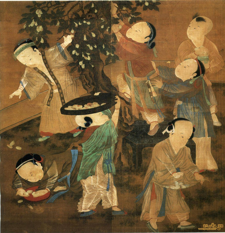 古画中的童趣好欢乐