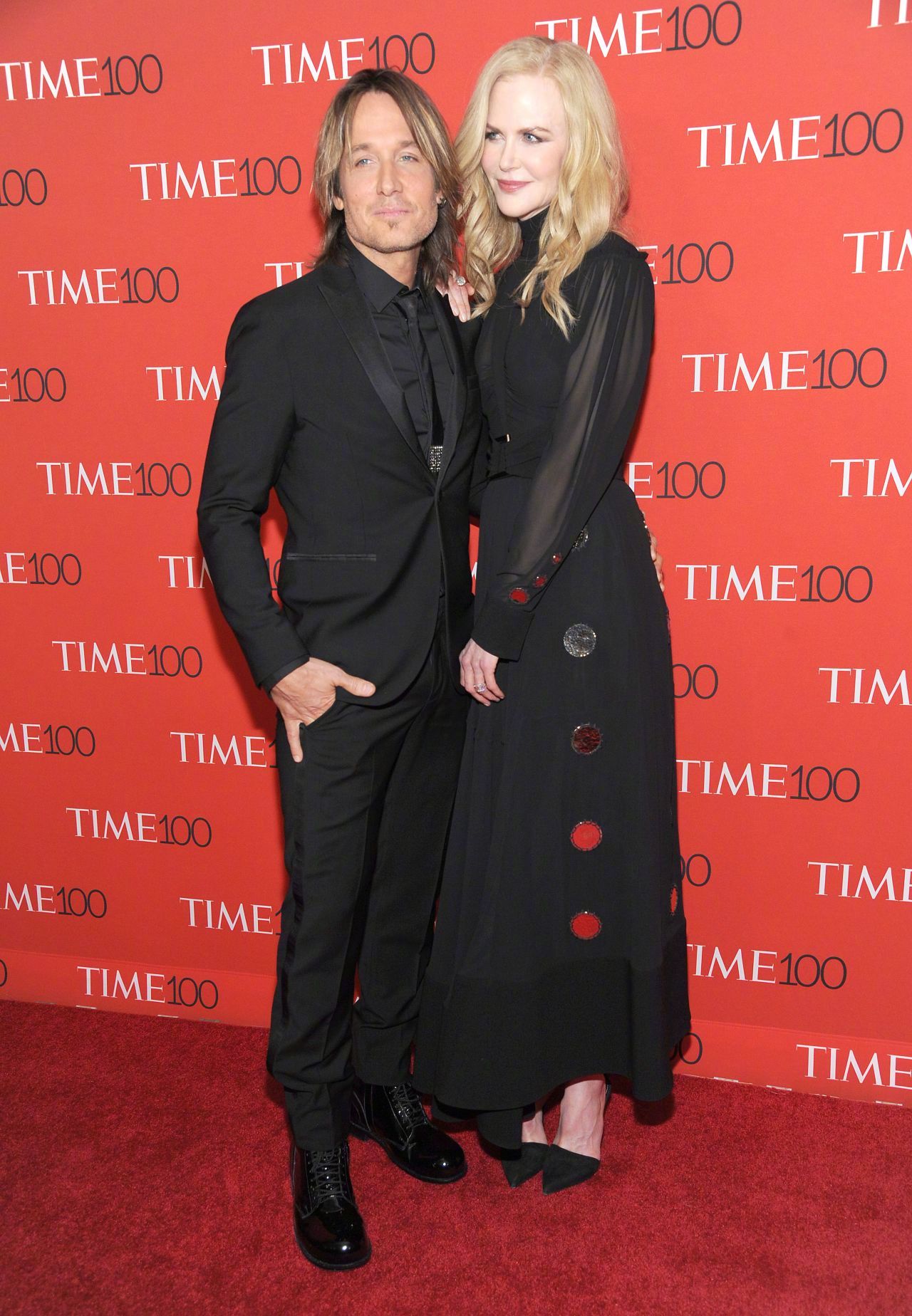 妮可基德曼nicolekidman和丈夫出席时代周刊全球百位最具影响