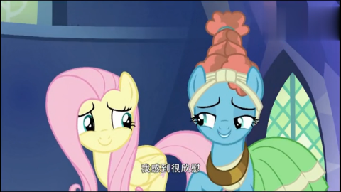 小马宝莉星璇想利用和谐树上的魔力驱除暗影之马紫悦很担优