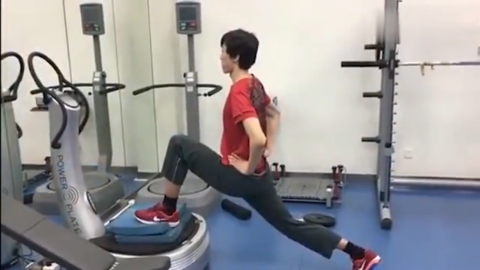 百米飞人苏炳添爆发力训练,这身体素质简直就