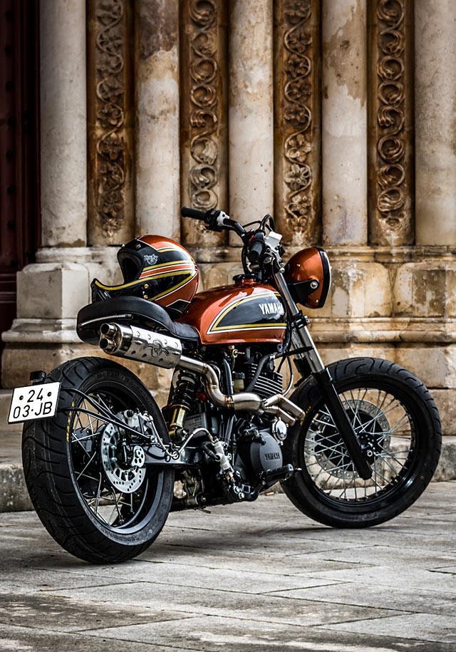 98年雅马哈xt600改装cafetracker