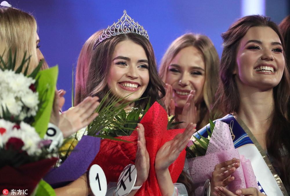 白俄罗斯小姐选美大赛落幕 美女如云的现场冠军长这样