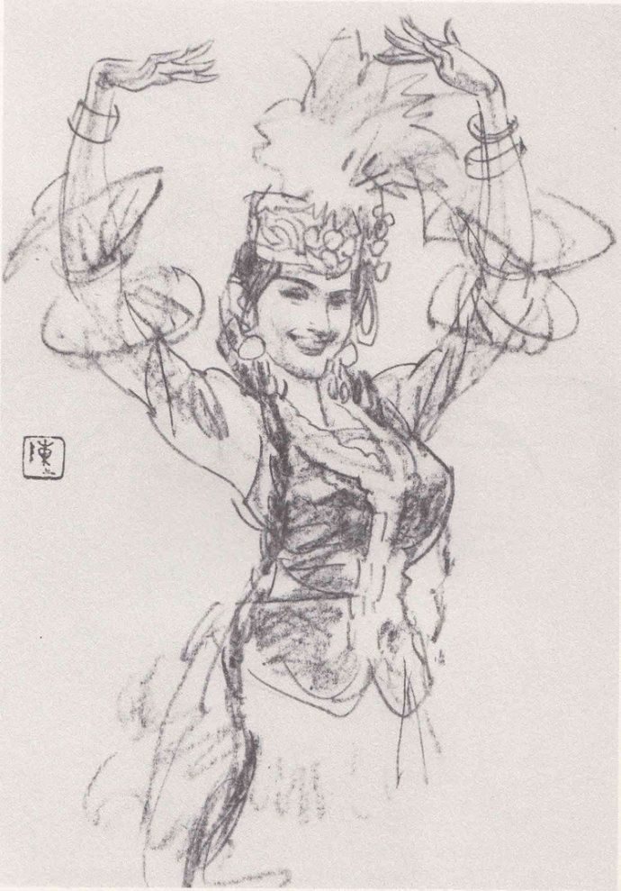 速写大师陈玉先笔下绚烂的舞蹈速写!