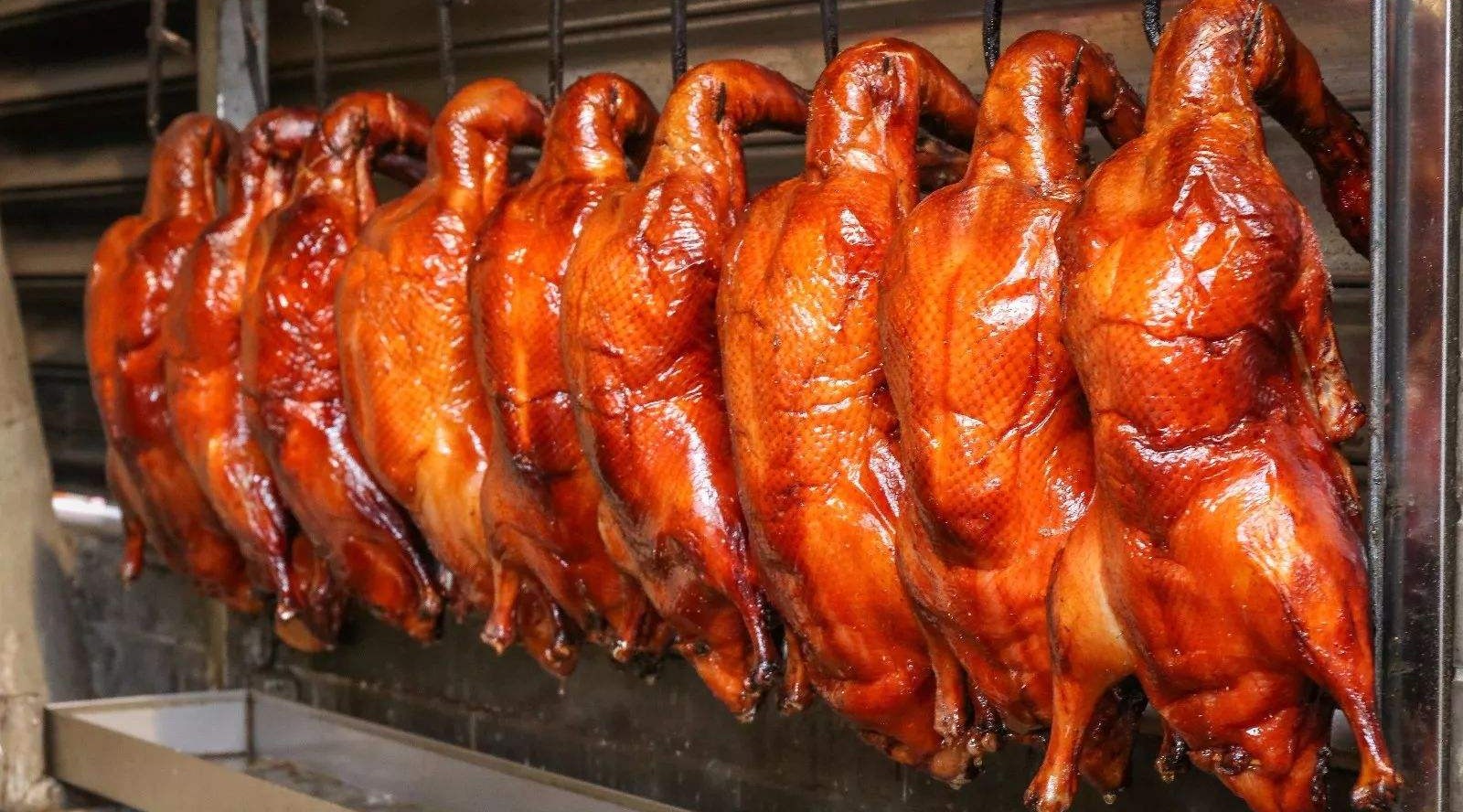 荒野小哥俩将鸭子放在大南瓜里用火烤鸭肉的味道香极了