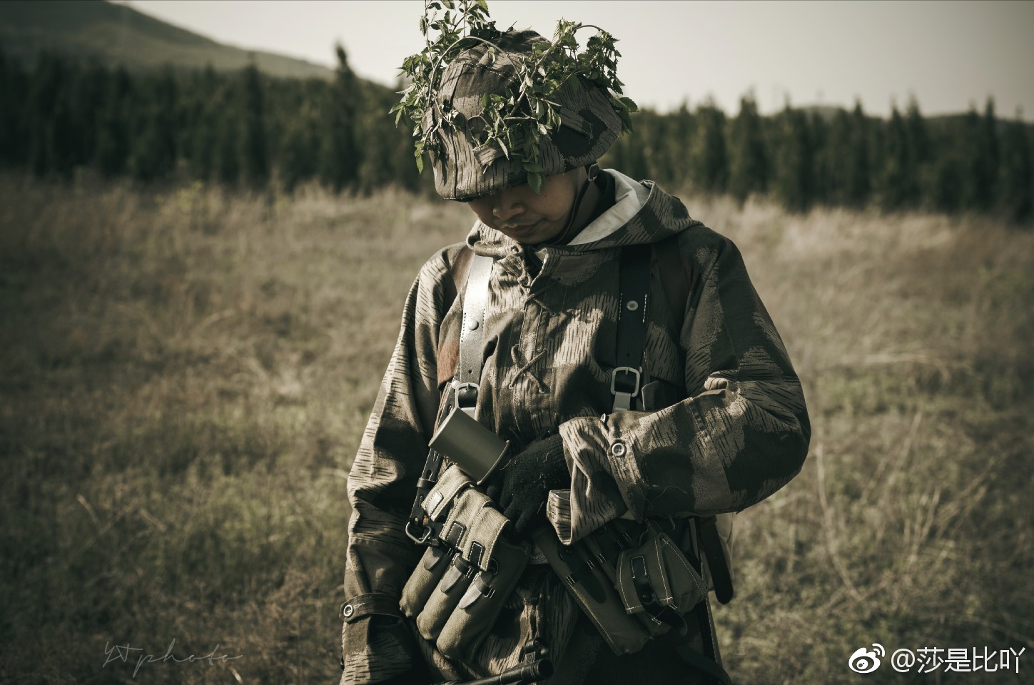 客片分享.军迷cos德国国防军第一山地师第98山地步兵团的战士