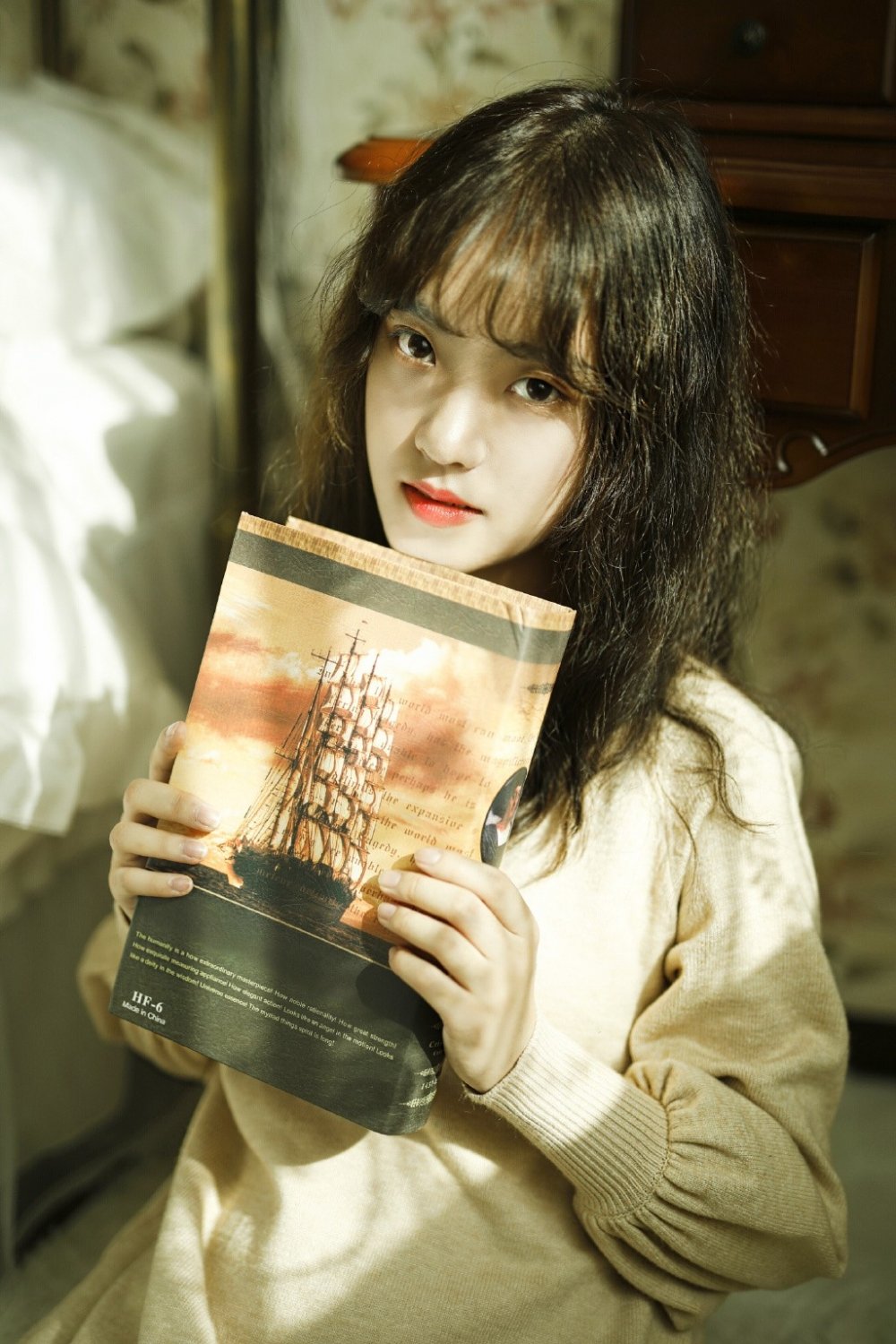 甜美软妹红唇大眼小清新唯美私房写真集