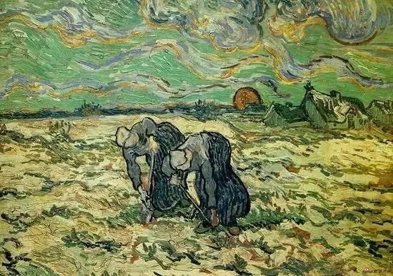 梵高 1890年拾穗者 让·弗朗索瓦·米勒 83