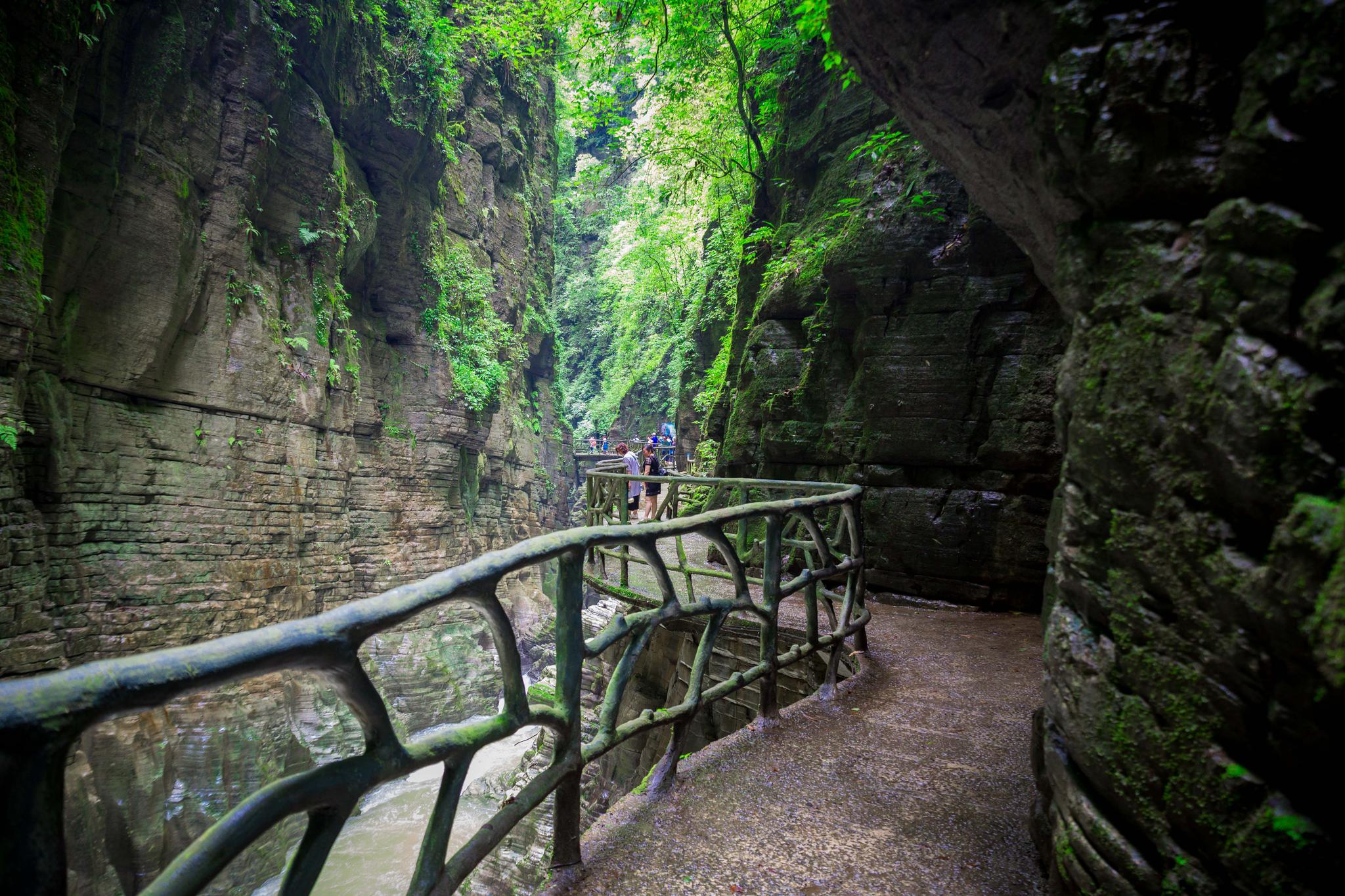 湖北恩施绝美深山峡谷,不光名字好听,是盛夏避暑胜地