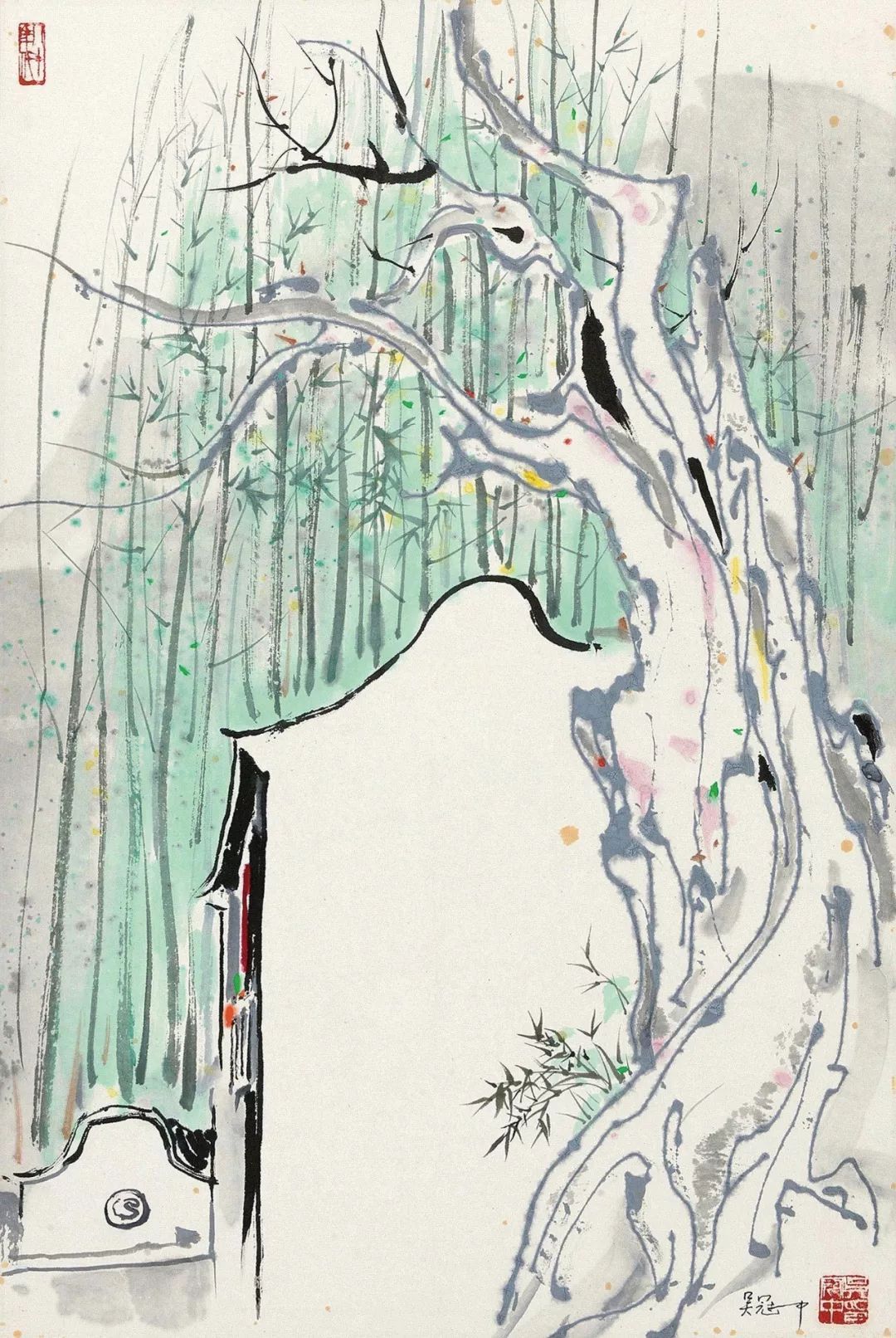 正文   千姿百态:大师吴冠中笔下的树      