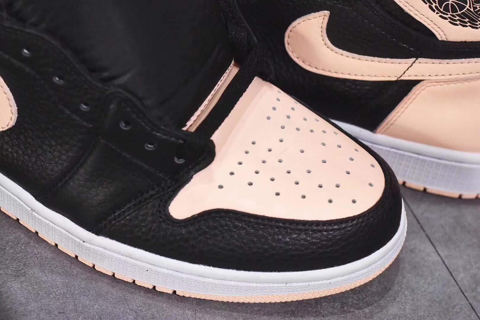 平台特供指定版本 aj1 脏粉 黑粉脚趾 单反细节图 打造全网乔1最高性