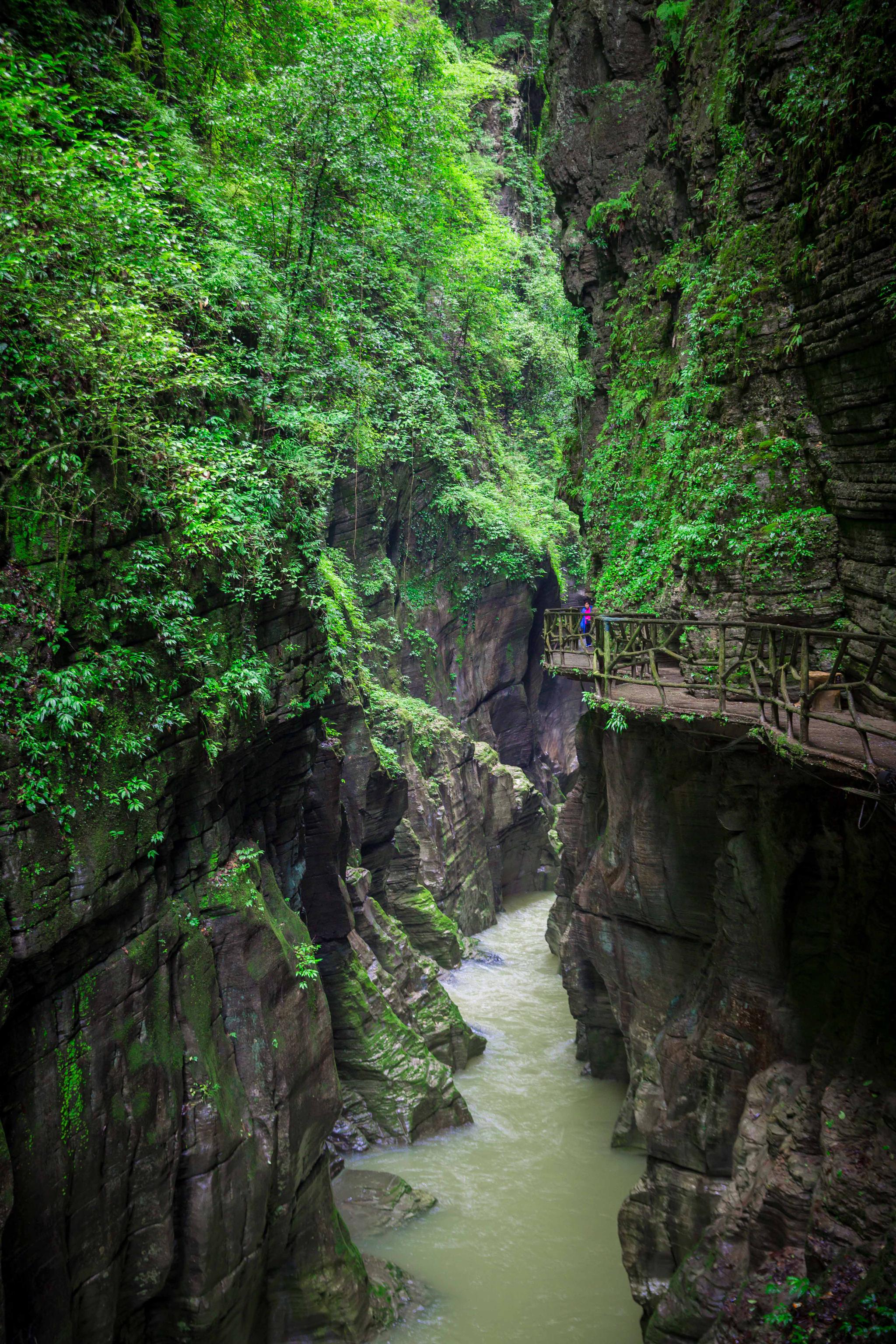 湖北恩施绝美深山峡谷,不光名字好听,是盛夏避暑胜地